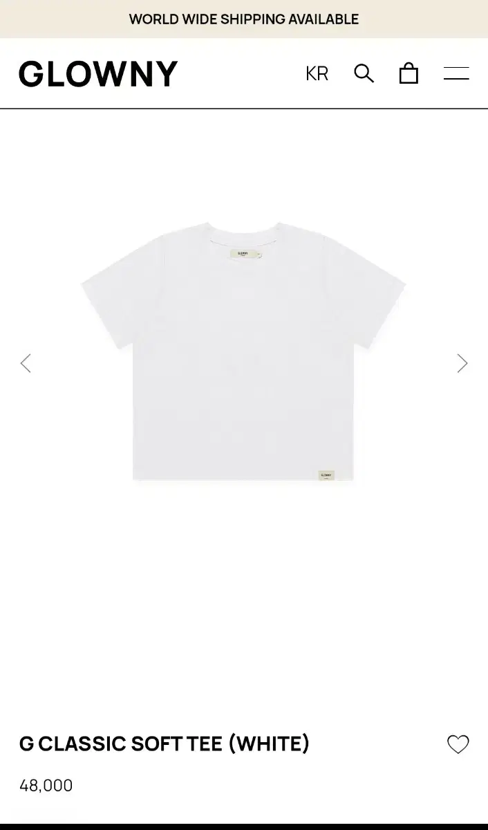 glowny소프트 티girlfriend classic soft tee L